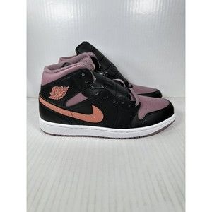 Nike Air Jordan 1 Mid SE Shoes Black Sky J Mauve Mens Size 10.5 FB9911-008 NEW